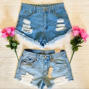 High Waisted Jean Shorts BUNDLE Size 6 (M)